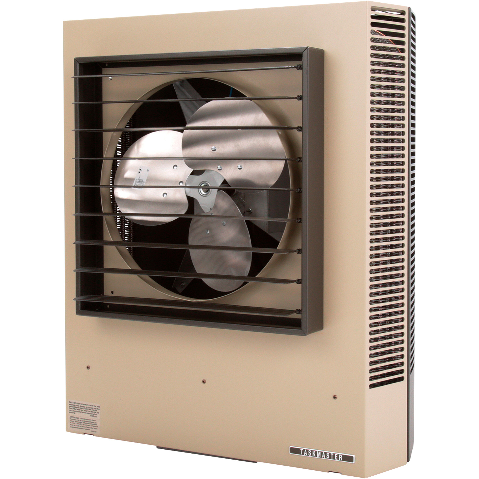 TPI Fan-Forced Electric Heater - 50kW, 480V, 170600 BTU, 3500 Sq. Ft. Heating Capability, Powder-Coated Steel, Model# P3P5150CA1N